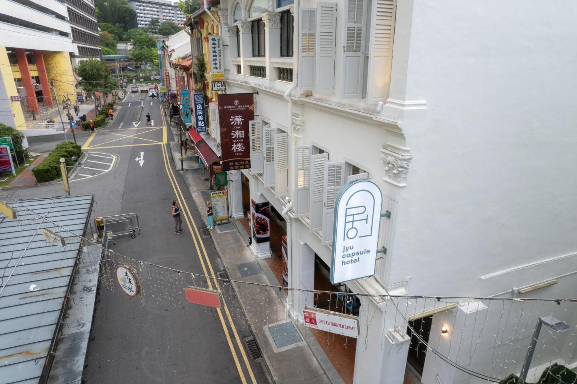 Jyu Capsule Hotel Singapore Bagian luar foto